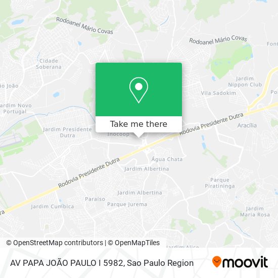 AV PAPA JOÃO PAULO I 5982 map