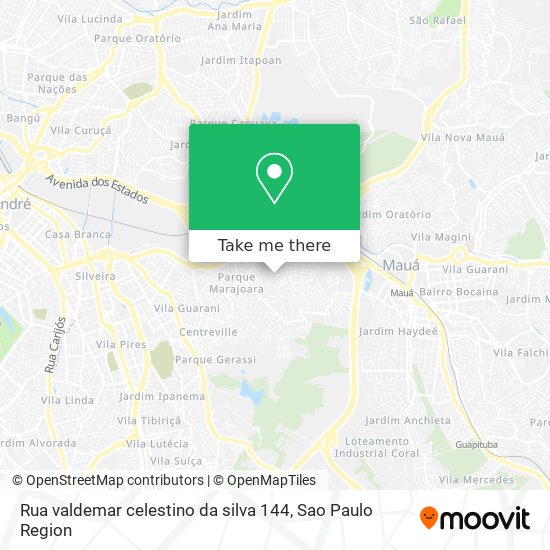 Mapa Rua valdemar celestino da silva  144