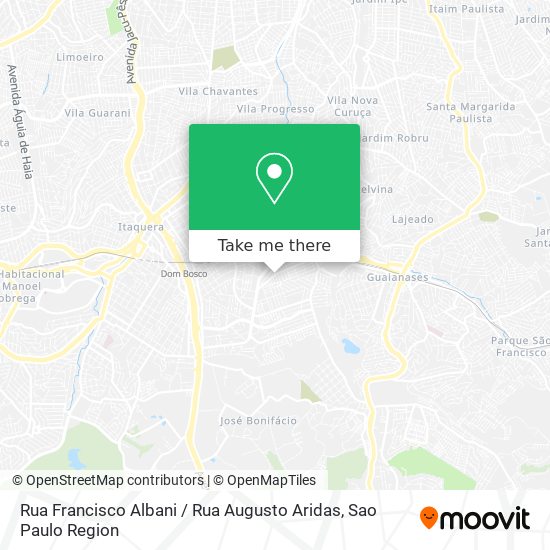 Rua Francisco Albani / Rua Augusto Aridas map
