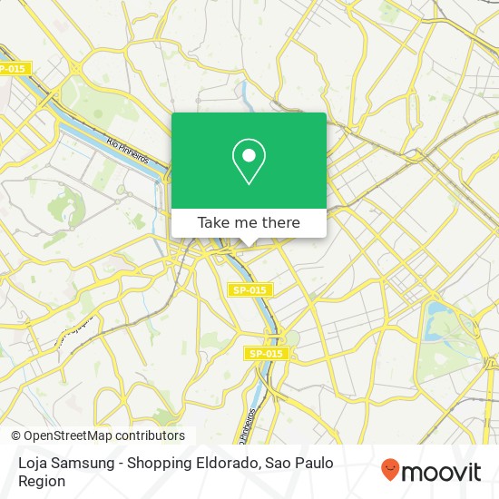 Loja Samsung - Shopping Eldorado map