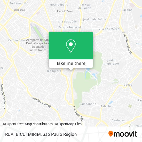 Mapa RUA IBICUI MIRIM