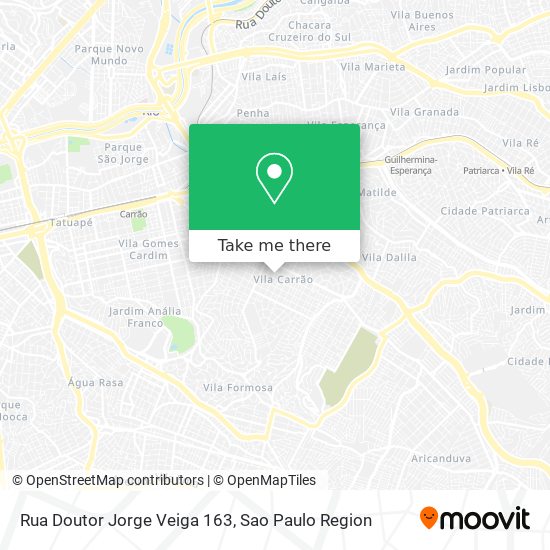 Mapa Rua Doutor Jorge Veiga 163