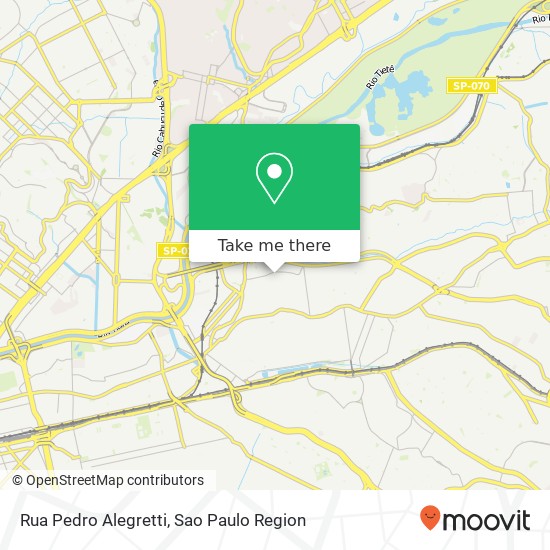 Rua Pedro Alegretti map
