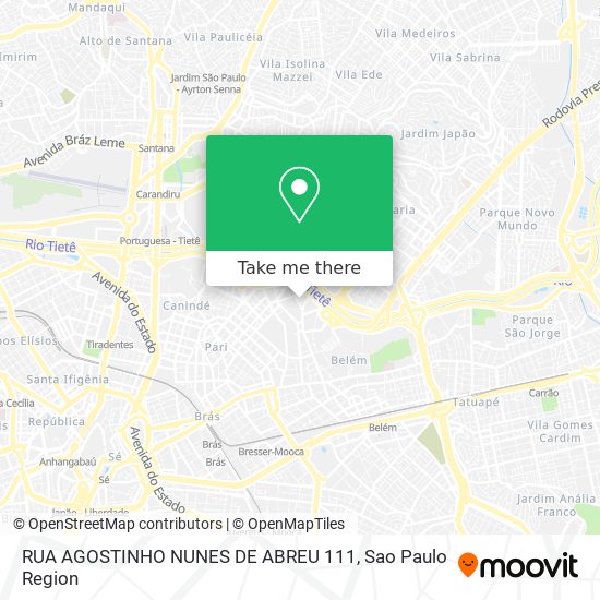 RUA AGOSTINHO NUNES DE ABREU  111 map