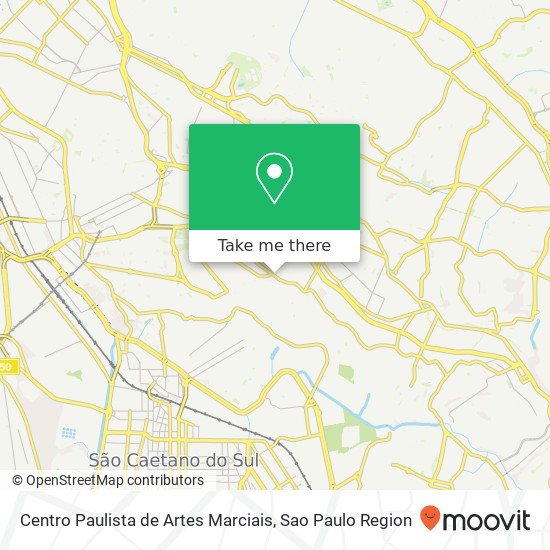 Centro Paulista de Artes Marciais map