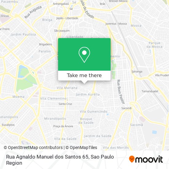 Mapa Rua Agnaldo Manuel dos Santos 65