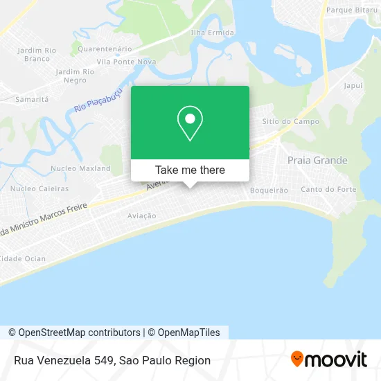 Rua Venezuela 549 map