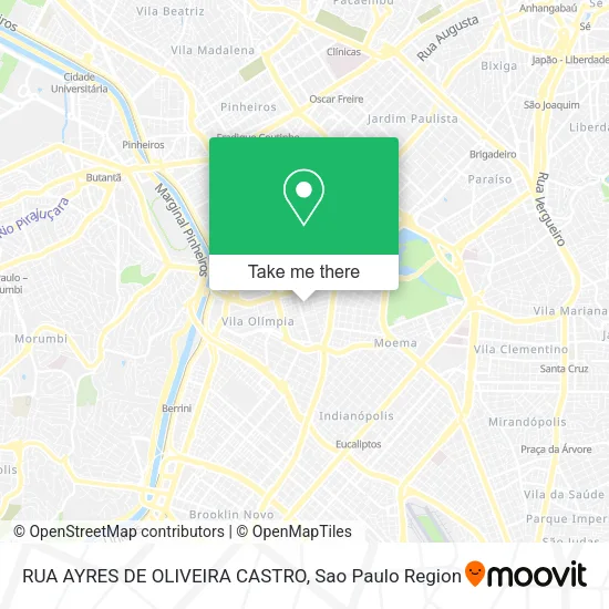 RUA AYRES DE OLIVEIRA CASTRO map
