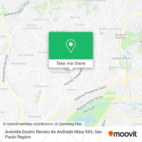 Mapa Avenida Doutor Renato de Andrade Maia 584