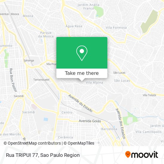 Mapa Rua TRIPUI 77