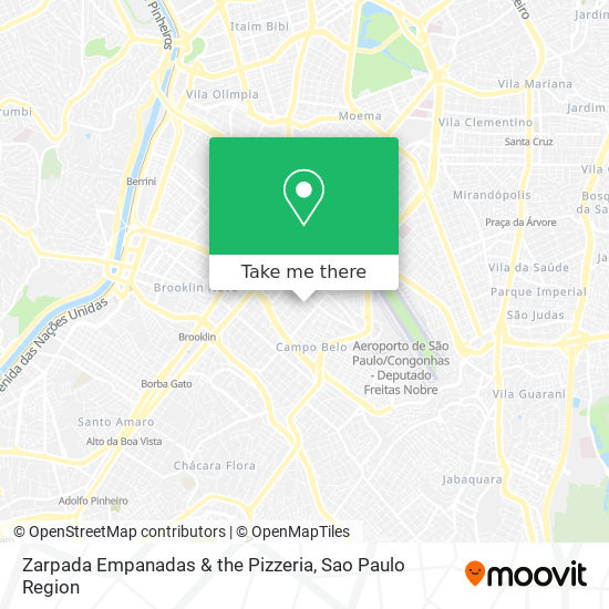 Mapa Zarpada Empanadas & the Pizzeria