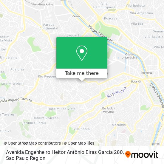 Avenida Engenheiro Heitor Antônio Eiras Garcia 280 map