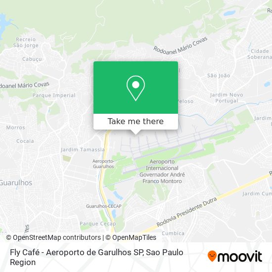 Fly Café - Aeroporto de Garulhos SP map