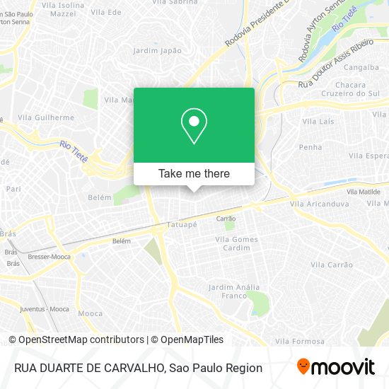 RUA DUARTE DE CARVALHO map