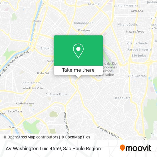 AV Washington Luís 4659 map