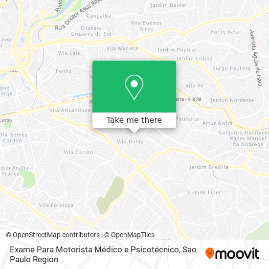 Mapa Exame Para Motorista Médico e Psicotécnico