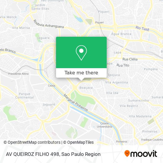 AV QUEIROZ FILHO 498 map