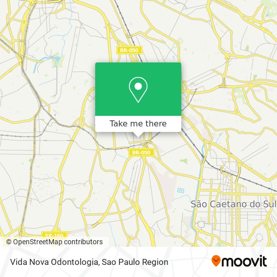 Vida Nova Odontologia map