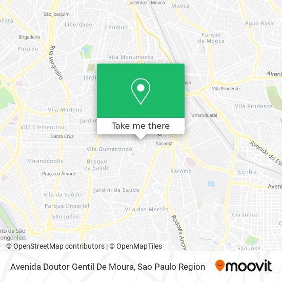 Avenida Doutor Gentil De Moura map