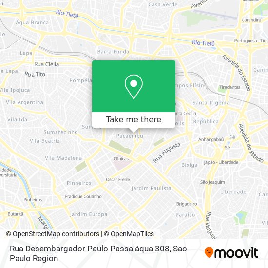Mapa Rua Desembargador Paulo Passaláqua 308