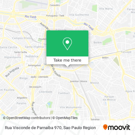 Rua Visconde de Parnaíba  970 map