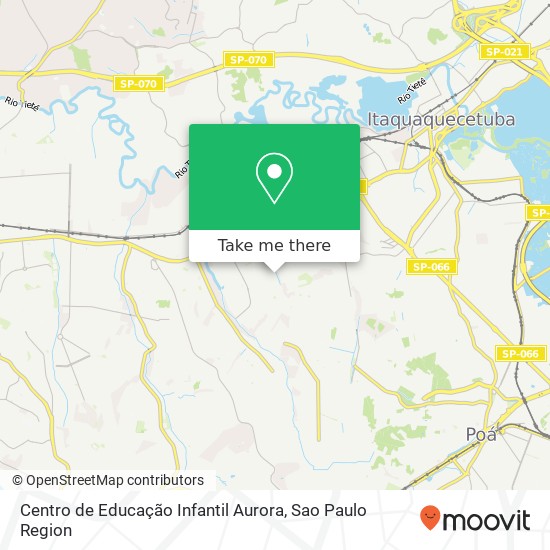 Mapa Centro de Educação Infantil Aurora