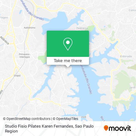 Mapa Studio Fisio Pilates Karen Fernandes