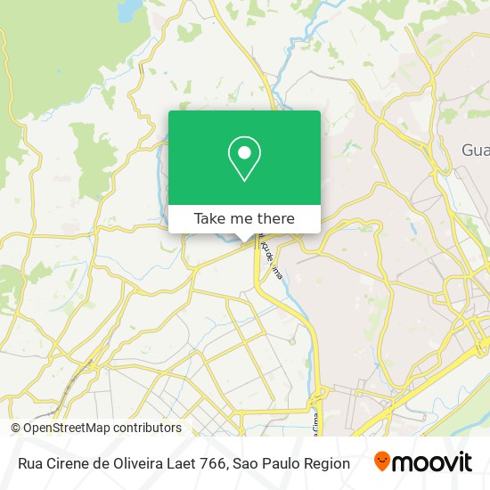Mapa Rua Cirene de Oliveira Laet 766