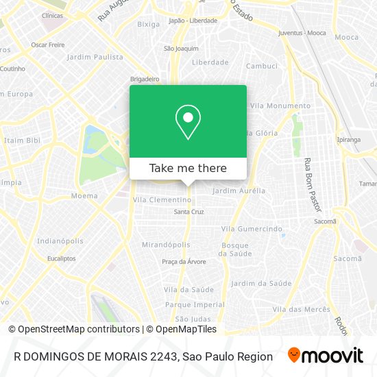 R DOMINGOS DE MORAIS 2243 map