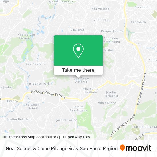 Goal Soccer & Clube Pitangueiras map