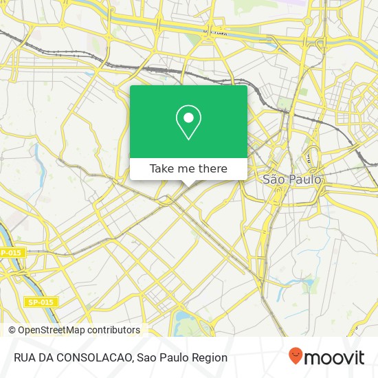 RUA DA CONSOLACAO map