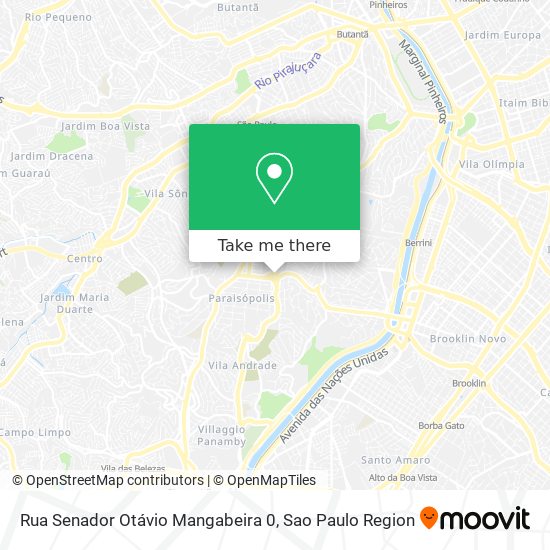 Rua Senador Otávio Mangabeira 0 map