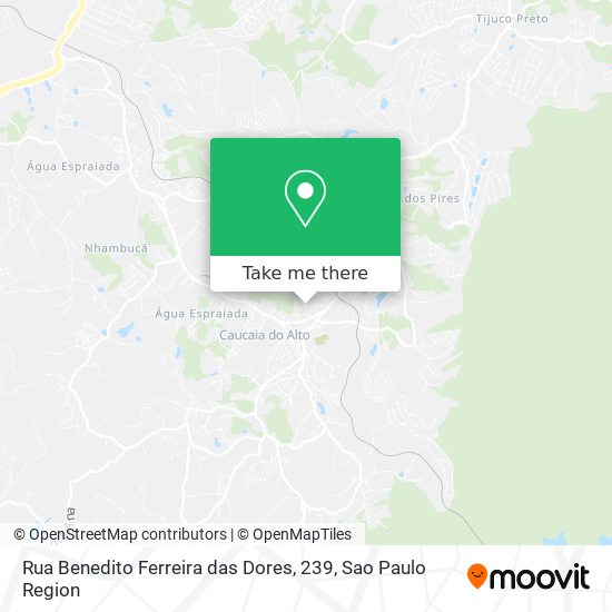 Rua Benedito Ferreira das Dores, 239 map