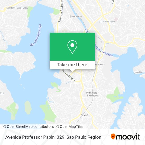Mapa Avenida Professor Papini 329