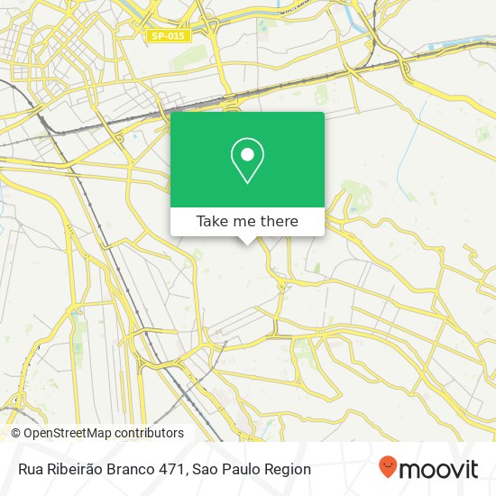 Mapa Rua Ribeirão Branco 471