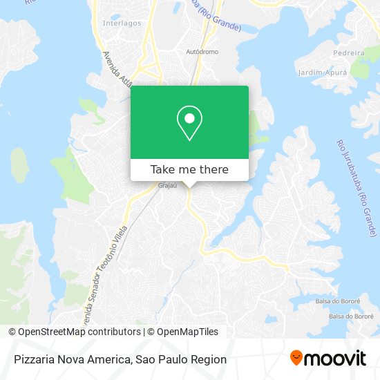 Pizzaria Nova America map