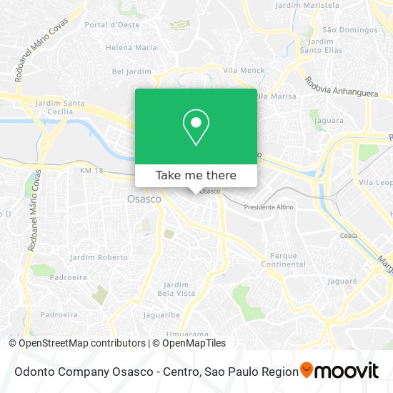 Odonto Company Osasco - Centro map