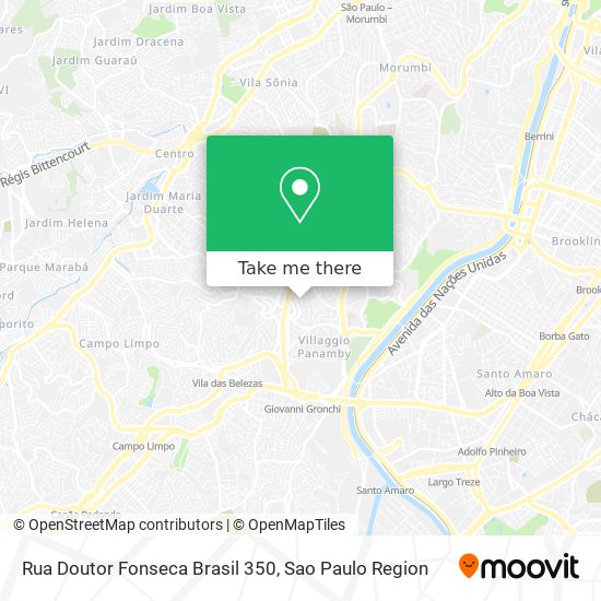 Mapa Rua Doutor Fonseca Brasil 350