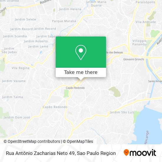 Mapa Rua Antônio Zacharias Neto 49