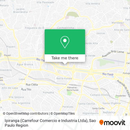 Mapa Ipiranga (Carrefour Comercio e Industria Ltda)