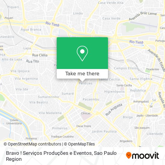 Mapa Bravo ! Serviços Produções e Eventos