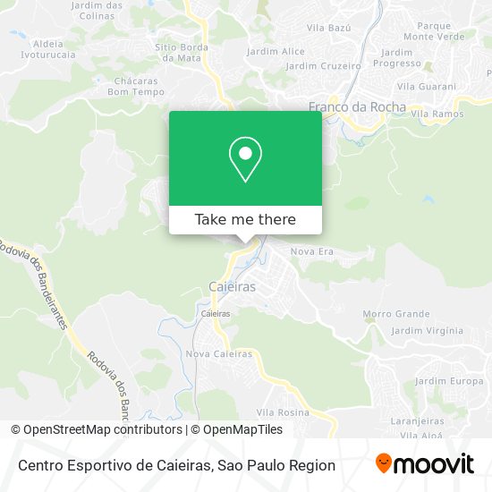 Centro Esportivo de Caieiras map