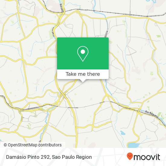Damásio Pinto 292 map
