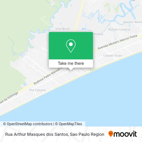 Rua Arthur Masques dos Santos map