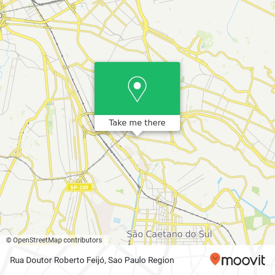 Mapa Rua Doutor Roberto Feijó