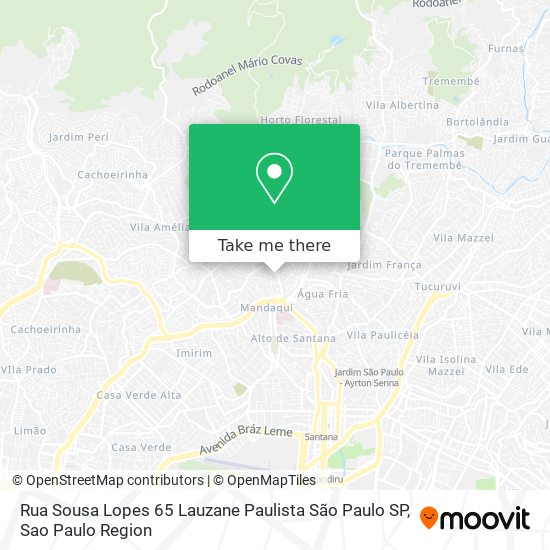 Rua Sousa Lopes  65   Lauzane Paulista   São Paulo   SP map