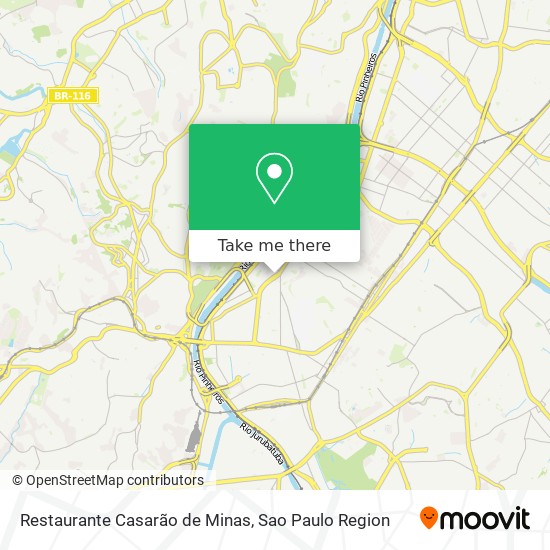 Restaurante Casarão de Minas map