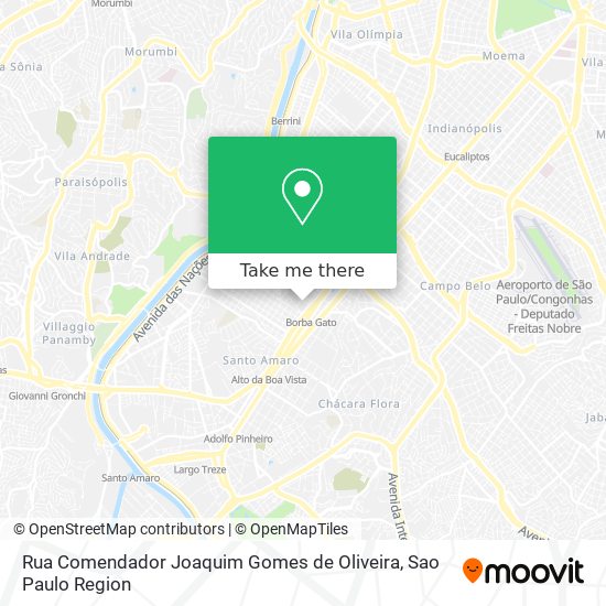 Mapa Rua Comendador Joaquim Gomes de Oliveira