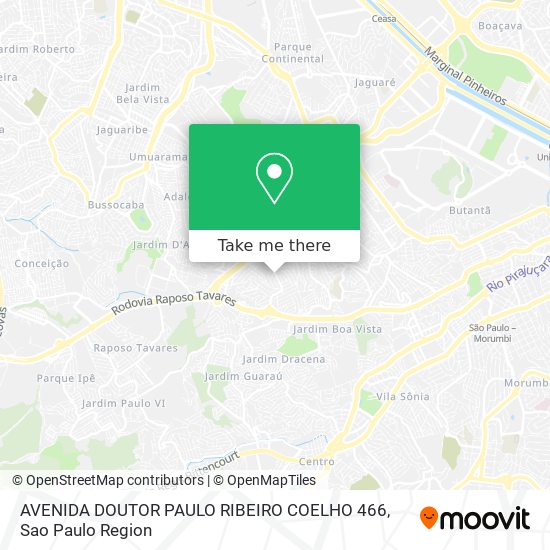 AVENIDA DOUTOR PAULO RIBEIRO COELHO  466 map