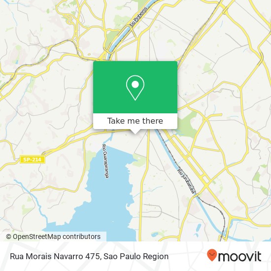 Mapa Rua Morais Navarro 475